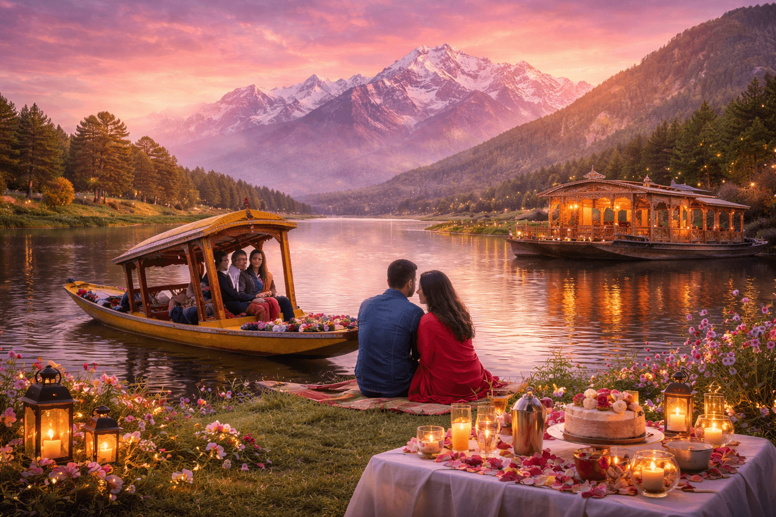 Romantic Kashmir Honeymoon Package – 6 Nights 7 Days from Kerala