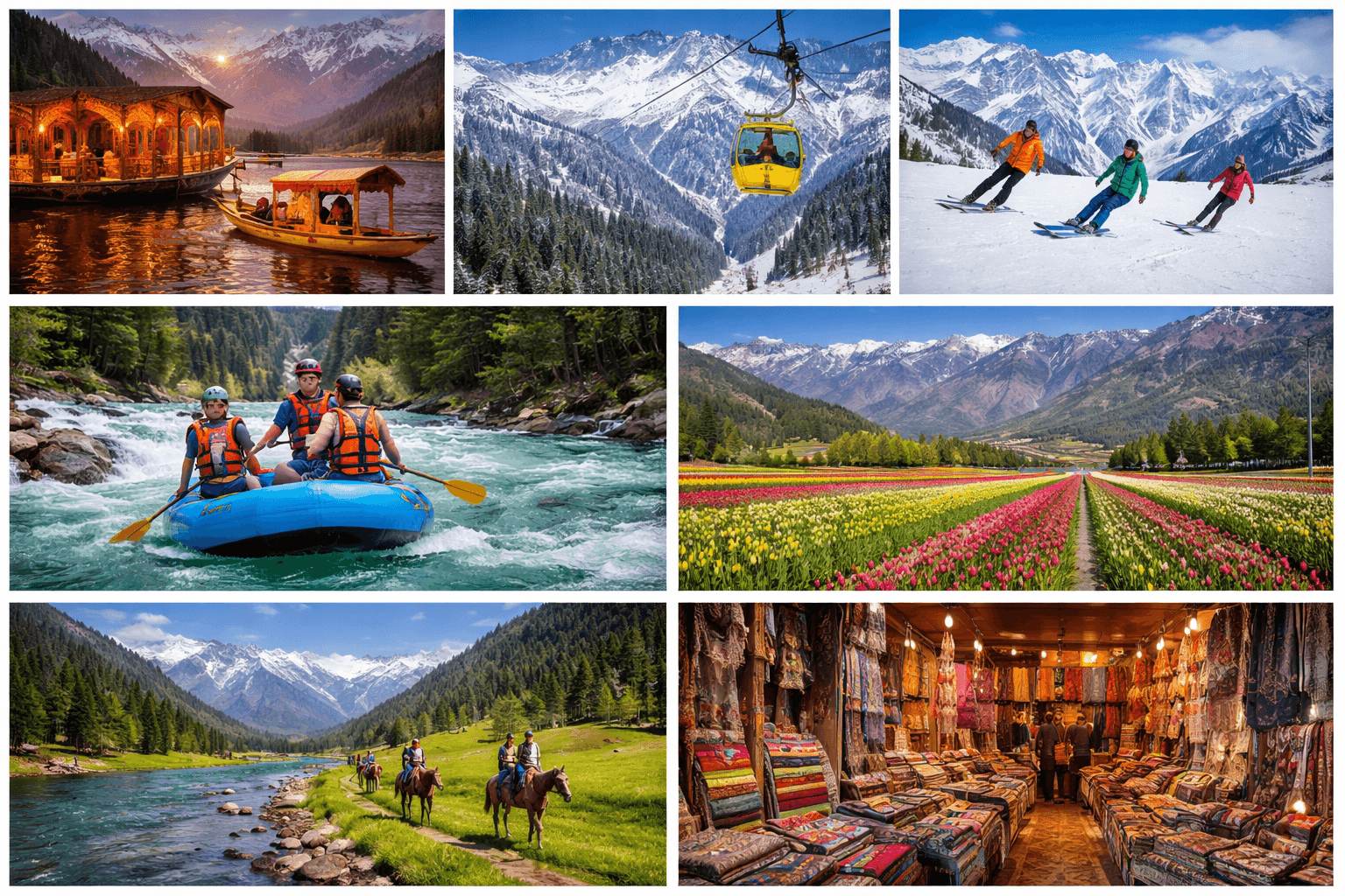Top Activities to Do on Your Kashmir Tour Packages from Kerala