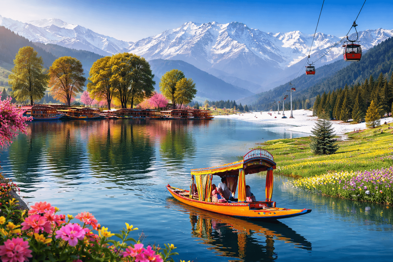 Exotic Kashmir with Gulmarg Stay – 6 Nights / 7 Days