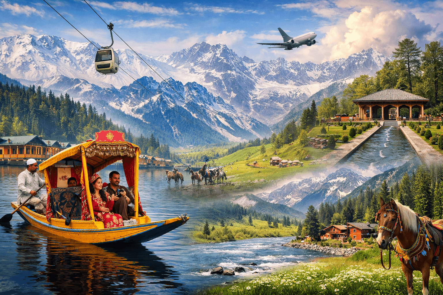 Kashmir Special Package with Gulmarg & Sonmarg Stay