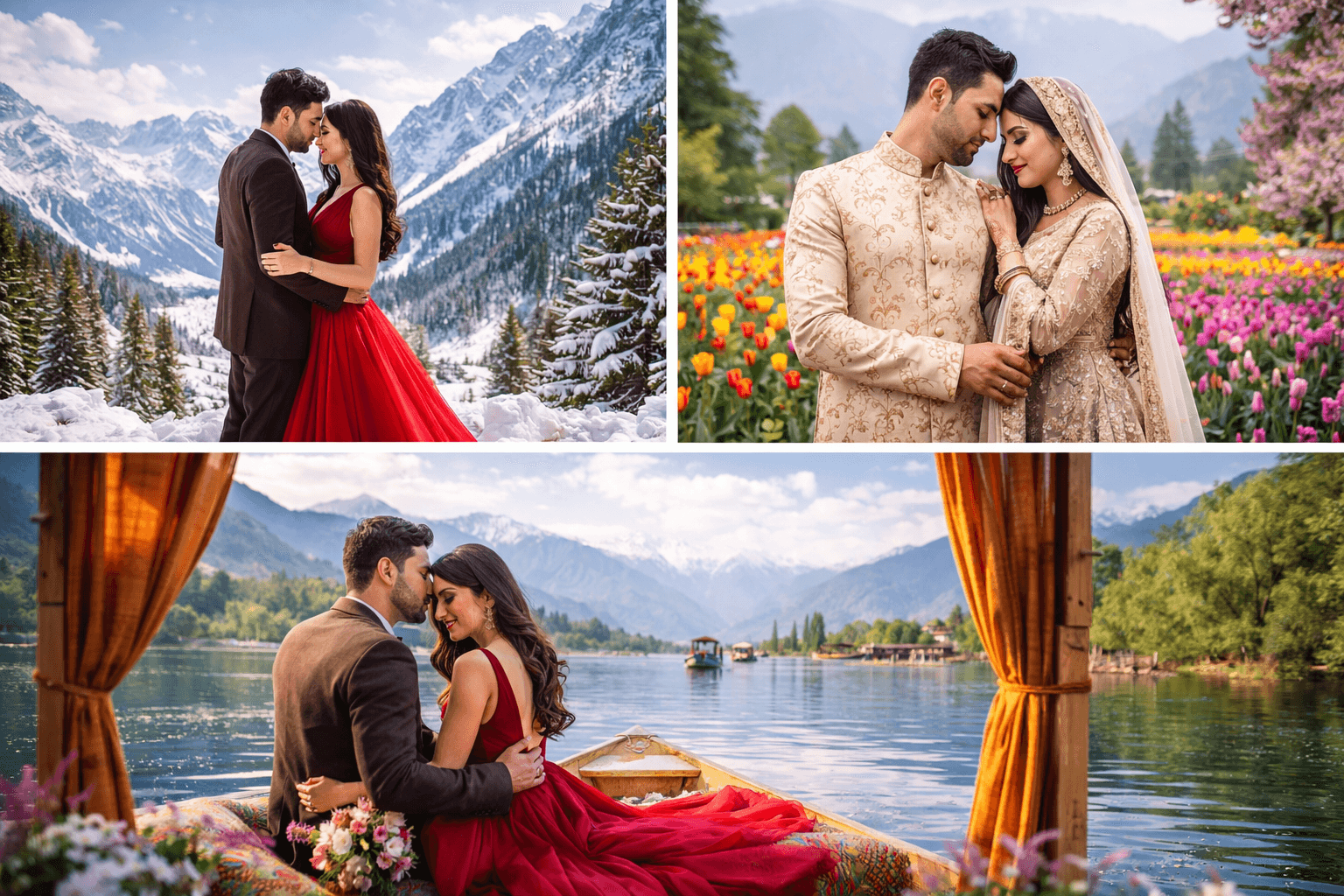 A Fairytale Honeymoon in Kashmir – From ‘Just Married’ to ‘Forever’