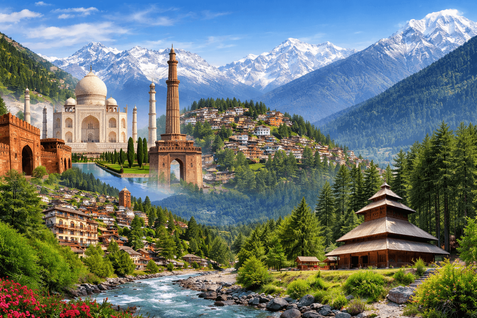 Delhi – Agra – Manali Honeymoon Package